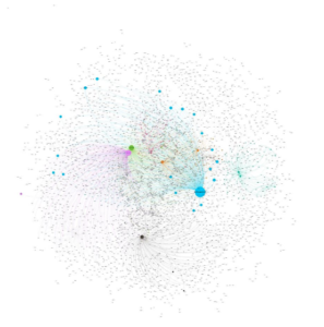 Topologia dei social media ad Amatrice dopo il terremoto