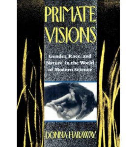 La copertina di Primate Visions con l’immagine del manifesto per i documentari su Jane Goodall.